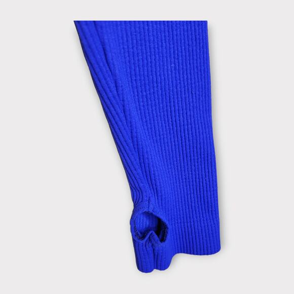 FP Movement Free People Long Sleeve Stretch Cutout Bodysuit Purple Women’s M/L - Picture 3 of 7